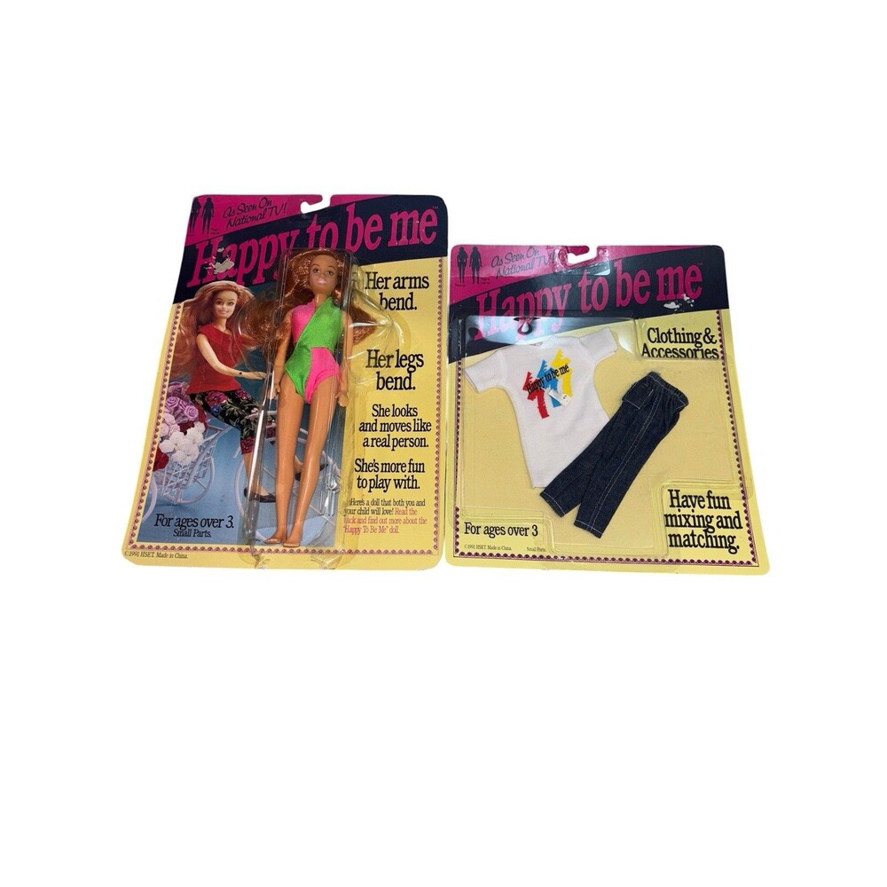 Vintage 1991 Happy To Be Me Fashion Doll & Outfit High Self Esteem Toys Corp.